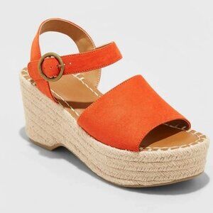 Universal‎ Thread Espadrille Wedges, Size 8